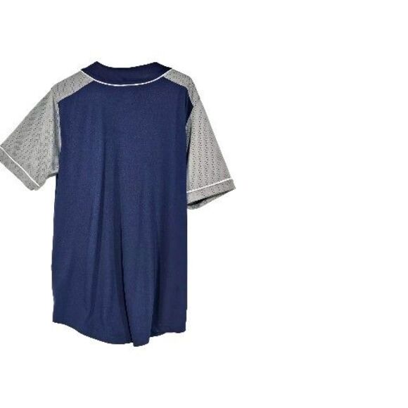 Majestic Milwaukee Brewers Button Up Size Large Baseball Jersey - Picture 2 of 3